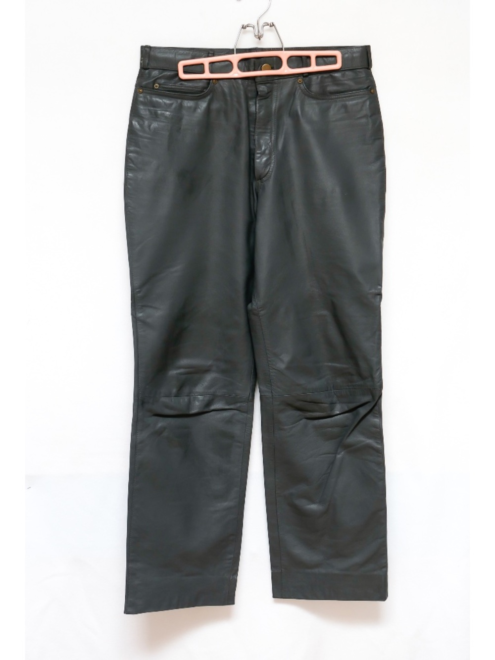 Vintage Stratage Pour le Sport Men's Leather Jeans
